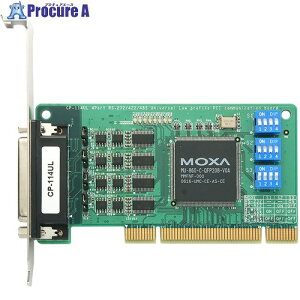 MOXA 4�|�[�gRS-232C/422/485 ���[�v���t�@�C�� ���j�o�[�T��PCI�|�[�g DB25�ڑ��P�[�u���t CP-114UL/DB25M 1�� ����168-8232 �y�����s�x���ρz