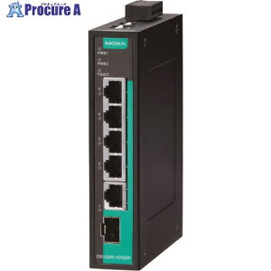 MOXA 5�|�[�g(RJ45×4�A�R���{�|�[�g×1) �t���M�K�r�b�g �A���}�l�[�W�h �C�[�T�l�b�g�X�C�b�` ���C�h���x���f�� EDS-G205-1GTXSFP-T 1�� ����168-8262 �y�����s�x���ρz