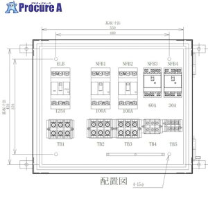 ZteB[ ݓ͕d MP125-N4 劲125A 4H(100A×2)(60A×1)(30A×1) MP125-N4 1 340-2921