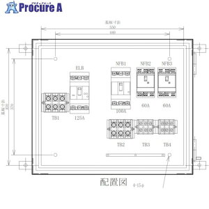 ZteB[ ݓ͕d MP125-N3A 劲125A 3H(100A×1)(60A×2) MP125-N3A 1 340-2928