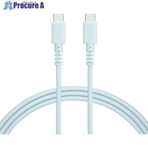 MOTTERU ���Ȃ₩�ŗ��܂Ȃ� �V���R���P�[�u�� �}���[�d �f�[�^�]���Ή� USB-C to USB-C MOT-SCBCCG200-BL 1�� ����385-2986 �y�����s�x���ρz