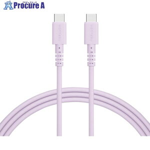 MOTTERU ���Ȃ₩�ŗ��܂Ȃ� �V���R���P�[�u�� �}���[�d �f�[�^�]���Ή� USB-C to USB-C MOT-SCBCCG200-PU 1�� ����385-3007 �y�����s�x���ρz