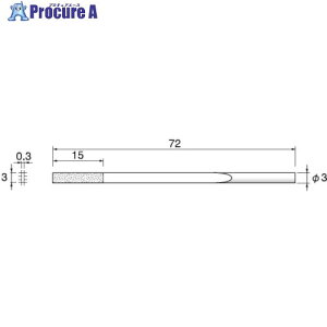 �A���S�t�@�C�� �d���_�C�������h�e�[�p�[���X��0.3X3X72#200 CP221 1�{ ����402-0347 �y�����s�x���ρz