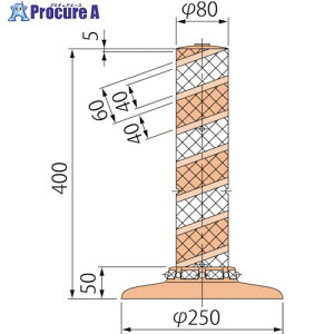 �O���[���N���X �|�X�g�R�[���S�ʔ���LATR-40-250-R 6300029547 1�{ ����410-5607 ���l��l����s��