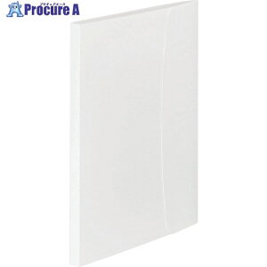 ライオン クリアーブック〈ビジカル〉 A4判S型 20ポケット ホワイト(W) CR-20B CR-20B-W(14409) 1冊 ■▼429-2989 【送料都度見積】