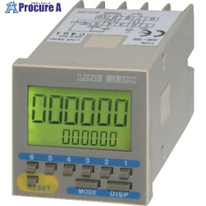 LINE �d�q�v���Z�b�g�J�E���^ 6�� DC12�`24V G48-306CN 1�� ����442-4595 �y�����s�x���ρz