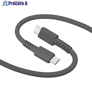 MOTTERU 240W�Ή� USB-C to USB-C �V���R���P�[�u�� �}���[�d �f�[�^�]�� 2.0m �X���[�L�[�u���b�N2�N�ۏ�(MOT-SCB240CCG100) MOT-SCB240CCG200-BK 1�� ����564-4202 �y�����s�x���ρz