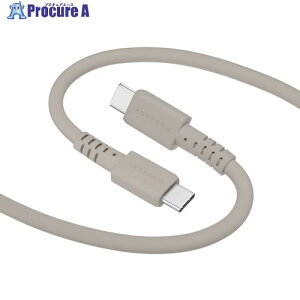 MOTTERU 240W�Ή� USB-C to USB-C �V���R���P�[�u�� �}���[�d �f�[�^�]�� 2.0m ���e�O���[�W��2�N�ۏ�(MOT-SCB240CCG100) MOT-SCB240CCG200-GY 1�� ����564-4207 �y�����s�x���ρz