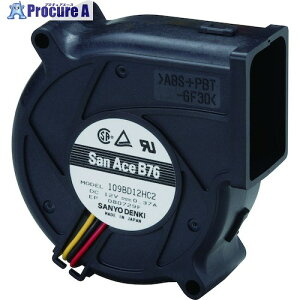 SanAce �u���A�t�@��(76×30mm DC12V-���[�h���d�l) 109BD12HC2 1�� ����578-6769 �y�����s�x���ρz