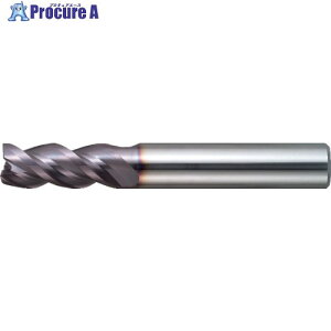 三菱K 3枚刃エムスタースローティング 超硬スクエアエンドミルミディアム刃長(M)6.5mm MSMHZDD0650 1本 ▼689-0881 ●SI517