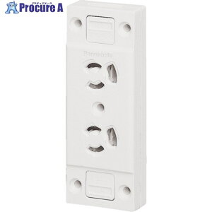 Panasonic �ڒn15A�I�o�����~�߃_�u���R���Z���g WK1562SW 1�� ����408-1759 �y�����s�x���ρz