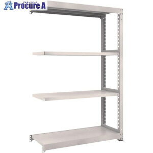 TRUSCO スチールラック M3型中量棚 1200X471XH2100 4段 連結 ネオグレー M3-7454B NG(ネオグレー) 1S ◇▼528-6491