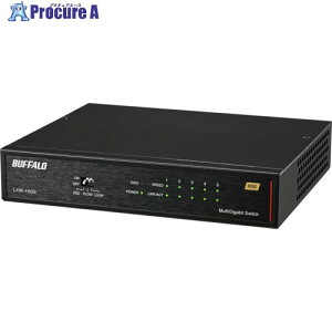 BUFFALO �n�u 10GbE 5�|�[�g �X�C�b�`���OHub LXW-10G5 1�� ����712-7674 �y�����s�x���ρz