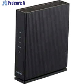 ELECOM 無線LANルーター親機 11ax/ac/n/a/g/b 1201＋574Mbps 有線Giga ブラック WRC-X1800GS2-B 1台 ■▼690-6410