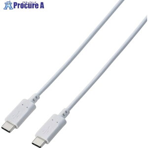 ELECOM USB Type-C to CP[u USB PDΉ 60WΉ 2{ 1.0m zCg MPA-CCTW10WH 1 706-8761