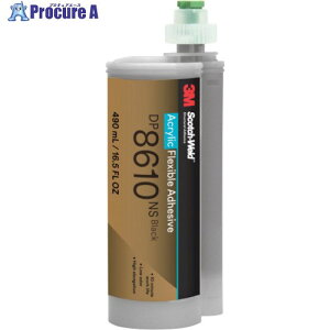 3M Scotch-Weld(TM) ��t�����^�A�N�����ڒ��� DP8610NS �u���b�N 490ml DP8610NS 490ML 6�� ����354-4434 �y�����s�x���ρz