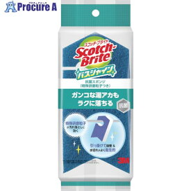 3M スコッチ・ブライト バスシャイン 抗菌スポンジ BM-12K 1個 ▼436-0877