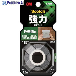 3M XRb` ͗ʃe[v Oǖʗp 10mm×1.5m KB-10R 1 389-2901