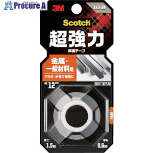 3M XRb` ͗ʃe[v Eʍޗp 12mm×1.5m KKD-12R 1 389-2926