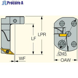 イスカル 自動盤用ヘッド交換式ホルダ NEOSWISS(ネオスイス) SBTTL-SVJPR10-JHP 1本 ■▼582-1981 【送料都度見積】 ●O585