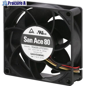 SanAce �����d�̓t�@��(80×32 DC12V PWM�E�p���X�Z���T�t��) 9GA0812P2H001 1�� ����148-8415 �y�����s�x���ρz