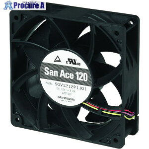 SanAce �W���t�@��(120×38mm DC12V-���[�h���d�l PWM�E�p���X�Z���T�t��) 9GV1212P1J01 1�� ����565-8544 �y�����s�x���ρz
