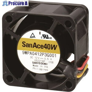 SanAce �h���t�@��(40×28 DC12V�[���[�h���d�l) 9WPA0412P3G001 1�� ����576-9519 �y�����s�x���ρz