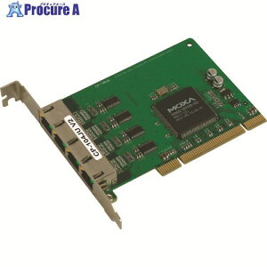 MOXA 4�|�[�gRS-232C ���j�o�[�T��PCI�|�[�g RJ45�R�l�N�^ CP-104JU 1�� ����168-5053 �y�����s�x���ρz