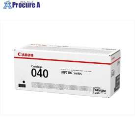 キヤノン トナーカートリッジ CRG-040BLK(ブラック) CRG-040BLK 0460C001 1本 ■▼553-4693 【送料都度見積】