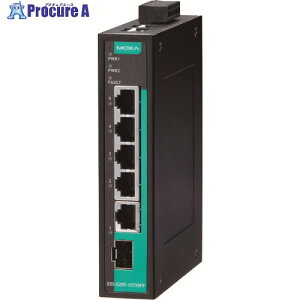 MOXA 5�|�[�g(RJ45×4�A�R���{�|�[�g×1) �t���M�K�r�b�g �A���}�l�[�W�h �C�[�T�l�b�g�X�C�b�` ���C�h���x���f�� EDS-G205-1GTXSFP-T 1�� ����168-8262 �y�����s�x���ρz