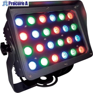 tlight LED������ RGB�J���[ �ȈՃR���g���[���[�t �Ǝˊp30°�O���[�{�f�B FLOOD24ZF30B-C 1S ����244-1997 �y�����s�x���ρz