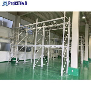 �o���|�� �p���b�g���b�N 1000kg 3500×2700×1200 �r�[��2�i ���A �z���C�g�O���[ GP-13527D122ZW 1�� ����526-0239 �y�����s�x���ρz