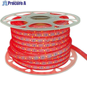 �x�m�q LED���[�v���C�g �Жʔ��� 20M �ԐF FRL-R20M 1�� ����554-5602 �y�����s�x���ρz