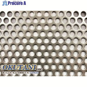 OKUTANI �X�e�����X�p���`���O���^�� 2.0TXD6XP9 1000X2000 PM-SUS-T2.0D6P9-1000X2000 1�� ����163-9825 �y�����s�x���ρz