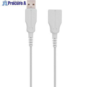 Owltech �莝����USB�P�[�u������y�ɉ��� �f���ɋ���USB�����P�[�u�� OWL-CBKE20-WH 1�{ ��368-4484