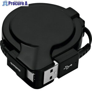 Owltech �Б����������o���� ����莮 USB Type-A to USB Type-C�P�[�u�� katamaki OWL-CBKRPAC75-BK 1�� ����408-3316 �y�����s�x���ρz