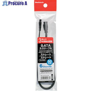 Owltech �V���A��ATA3.0�P�[�u��50cm�u���b�N OWL-SATA3SS50-BK 1�� ����411-0298 �y�����s�x���ρz