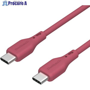 Owltech �V���L�[�^�b�`�ł���܂�ɂ����\�t�g�V���R���f�ނ�USB Type-C to USB Type-C�P�[�u�� OWL-CBSCC20-WR 1�� ����434-4544 �y�����s�x���ρz