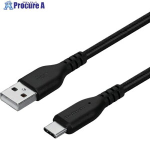 Owltech �f���ɋ����_�炩�� USB �^�C�vA to C�P�[�u�� 1m �u���b�N OWL-CBA4CA10-BK 1�{ ��611-0151