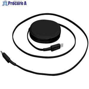 Owltech �Ј�������莮�^�C�vC to TypeC�P�[�u�� PD60W�Ή� �u���b�N OWL-CBKRPCC90-BK 1�� ����611-0167 �y�����s�x���ρz