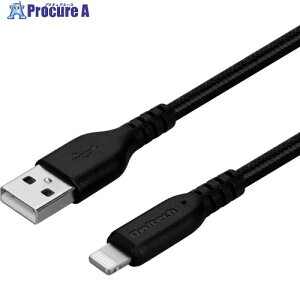 Owltech �f���ɋ����_�炩�� Lightning�P�[�u�� 1.5m �u���b�N OWL-CBA4LA15-BK 1�{ ��611-0168