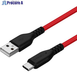 Owltech �f���ɋ����_�炩�� USB �^�C�vA to C�P�[�u�� 2m �u���b�N���b�h OWL-CBA4CA20-BKRE 1�� ����611-0180 �y�����s�x���ρz