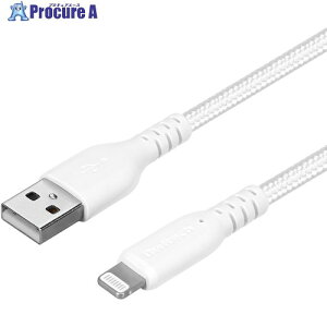 Owltech �f���ɋ����_�炩�� Lightning�P�[�u�� 1.5m �z���C�g OWL-CBA4LA15-WH 1�{ ��611-0189