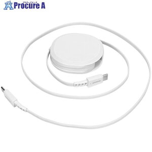 Owltech �Ј�������莮�^�C�vC to TypeC�P�[�u�� PD60W�Ή� �z���C�g OWL-CBKRPCC90-WH 1�� ����611-0239 �y�����s�x���ρz