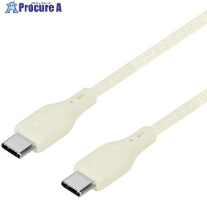 Owltech �����炩�Œf���ɋ��� �ϋ���3����ȏ� PD60W�[�d/�f�[�^�]�� Type-C to Type-C �V���R���P�[�u�� OWL-CBSRCC15-KI 1�� ����683-3178 �y�����s�x���ρz