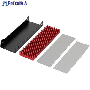 Owltech M.2 2280 SSD�p ���ʎ���/�Жʎ����Ή��A���~�����ʃq�[�g�V���N OWL-SSDHS04PS 1�� ����683-6300 �y�����s�x���ρz
