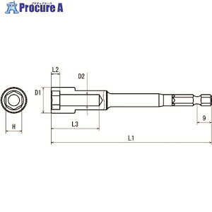 �ߍ] �Z�p6.35 �a9���� �{�b�N�X�r�b�g H6 �S��50 V17B-H6-9.5-5 10�{ ����409-0869 �y�����s�x���ρz