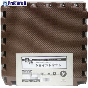 ���a �W���C���g�}�b�g �ǂ�ł��W���C���g ���n �u���E�� 30cm×30cm×12mm�� 9���g VJEM-30 BR 1S ����633-3002 �y�����s�x���ρz