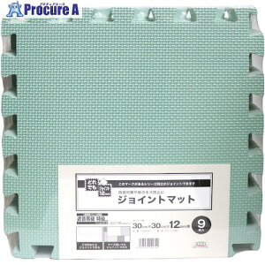 ���a �W���C���g�}�b�g �ǂ�ł��W���C���g ���n �O���[�� 30cm×30cm×12mm�� 9���g VJEM-30 GR 1S ����633-3068 �y�����s�x���ρz