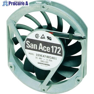 SanAce DC�t�@��(172×147×25mm DC48V �p���X�Z���T�t��) 109E4748S401 1�� ����565-8536 �y�����s�x���ρz